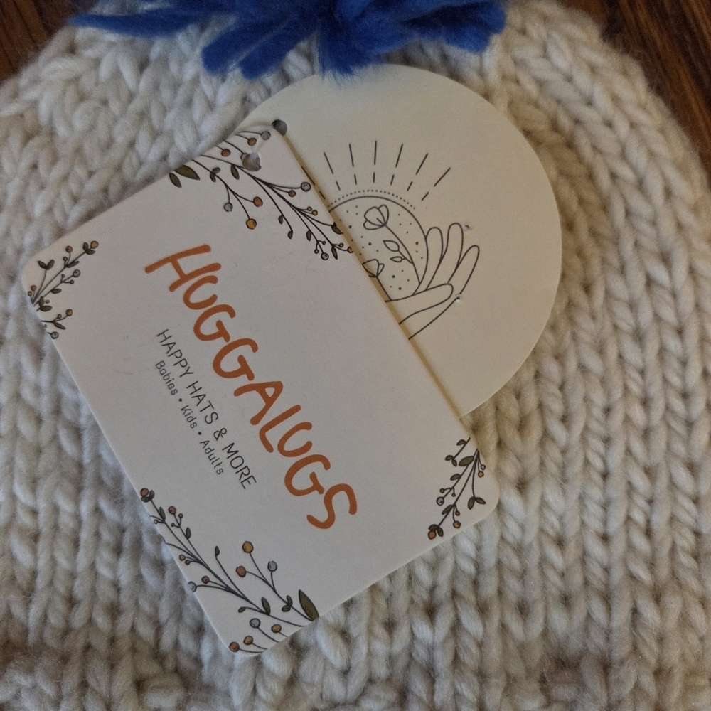 HUGGALUGS NWT Menorah Beanie Hat 0-6 Months - Picture 3 of 4